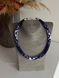 Necklace harness "Melody" blue 977 photo 2