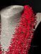 Necklace "Air" red with black splash 353 photo 8