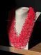 Necklace "Air" red with black splash 353 photo 10