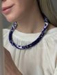 Necklace harness "Melody" blue 977 photo