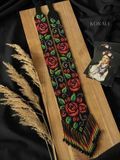 Necklace "Roses" black 2120 photo