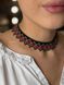 Silyanka "Motiv" black-transparent with red splashes 2258 photo 3