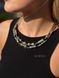 Necklace "Carpathian Constellation" double row silver color 2419 photo 1
