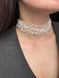 Choker necklace "Air" white 745 photo 1