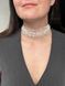 Choker necklace "Air" white 745 photo 2