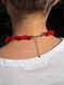 Necklace-harness "Dance of Light" red 2317 photo 3