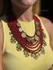 Necklace "Treasures of the Nation" made of natural stones 1066 photo 6
