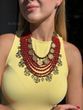 Necklace "Treasures of the Nation" made of natural stones 1066 photo