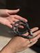 Snake harness 2 in 1 (necklace and bracelet) silver-purple 79 photo 6