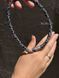 Snake harness 2 in 1 (necklace and bracelet) silver-purple 79 photo 5