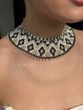 "Adelia" white with gray pattern 2284 photo