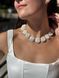 Necklace "Shimmering glow" white with pearls 200 photo 1