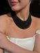 Necklace "Constellation" matte black (longer) 2319 photo 1