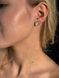"Flower of Happiness" mother-of-pearl earrings