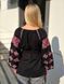 Embroidered blouse "Blossom" black color 2421 photo 7