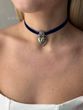 Silver-tone lamb pendant "Heart"