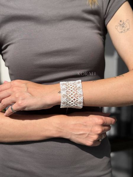 Bracelet "Lace Dreams" white 782 photo