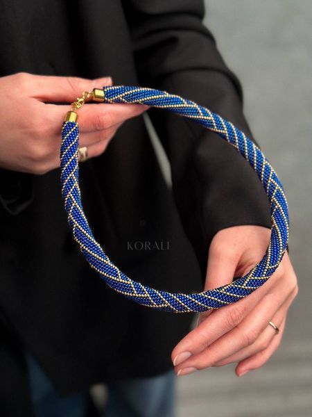 Harness necklace "Ethereal Lines" 471 photo