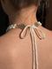 Necklace "Shine of mother of pearl" made of natural stones (short) 2286 photo 6