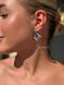 Earrings "Weave of Dreams" blue color 2383 photo 1