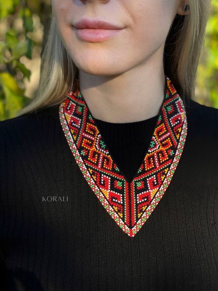 Corner necklace "Olesya" 898 photo