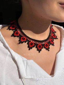 Silyanka "Enchanted Flower" black and red 2322 photo