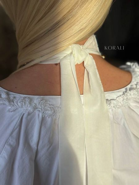 Ribbon necklace "Kosovo motifs" 1099 photo