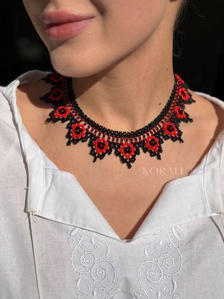 Silyanka "Enchanted Flower" black and red 2322 photo