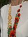 Necklace "Flaming Flower" white 823 photo 2