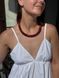 Necklace harness "Motif" red 406-3 photo 3
