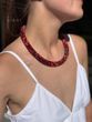Necklace harness "Motif" red 406-3 photo