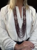 "Oberig" necklace in brown tones 1037 photo