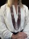 Circular necklace "Oberig" in brown tones 1037 photo 1