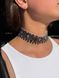 "Polisyanochka" black coat with graphite pattern 632 photo 5