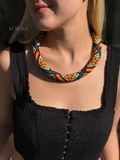 Harness necklace "Sunny Carpathians" 323 photo