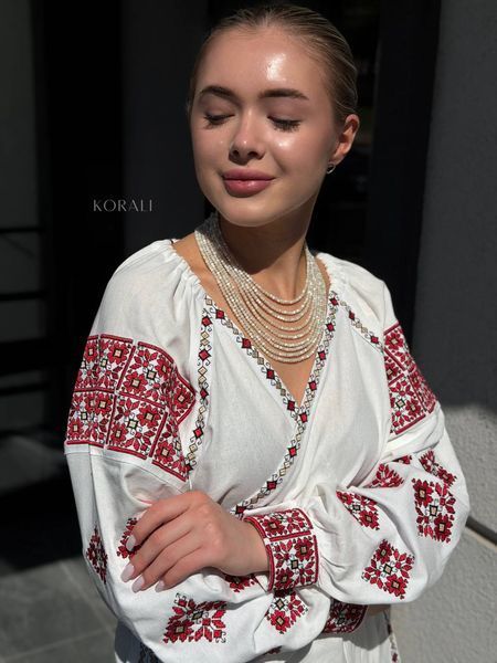 "Morning Dew" necklace made of natural stones 2324 photo
