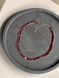 Set of "Flower of the Field" necklace and choker with rondels, red 749 photo 3
