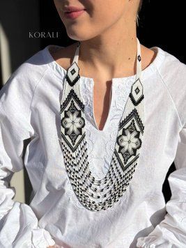 Гердан "Любисток" білого кольору 2192 фото
