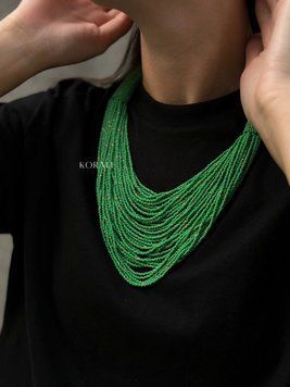 The "Constellation" necklace is green 196-1 photo