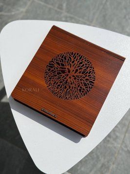 Wooden jewelry box "Network" size 22.5x21 786 photo