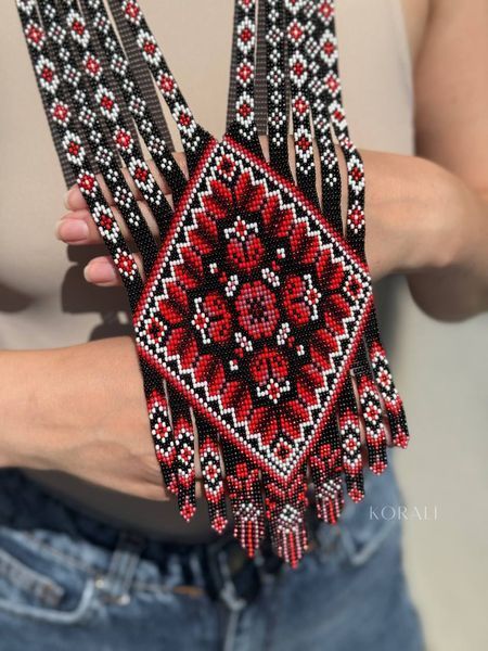 Комплект гердан "Сімейні цінності" і браслет 507 фото