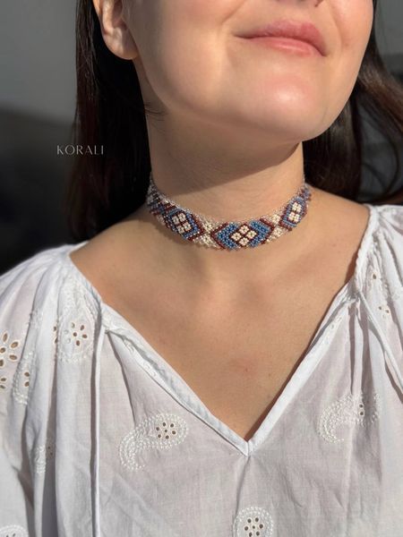 Silyanka "Lesi Ukrainky" blue-brown 568 photo
