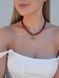 Single-row necklace "Crimson Flower" 2492 photo 7