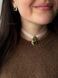 "Heart" pendant of yawns in a golden shade 398 photo 2