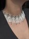 Silyanka "Starfall of Dreams" white with silver ornament 712 photo 1