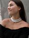 Braided harness lariat white and silver 74 photo 13