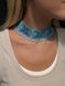Necklace "Lace of Dreams" blue color 2385 photo 4