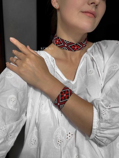 Set "Justin" choker and bracelet 280 photo