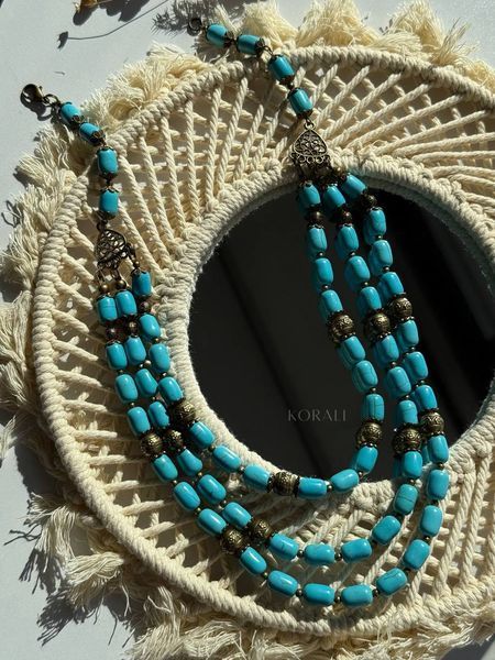 Necklace "Heavenly Harmony" made of natural stones 675 photo