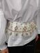 Necklace "Bereginya" in white and gray on a ribbon 1196 photo 2